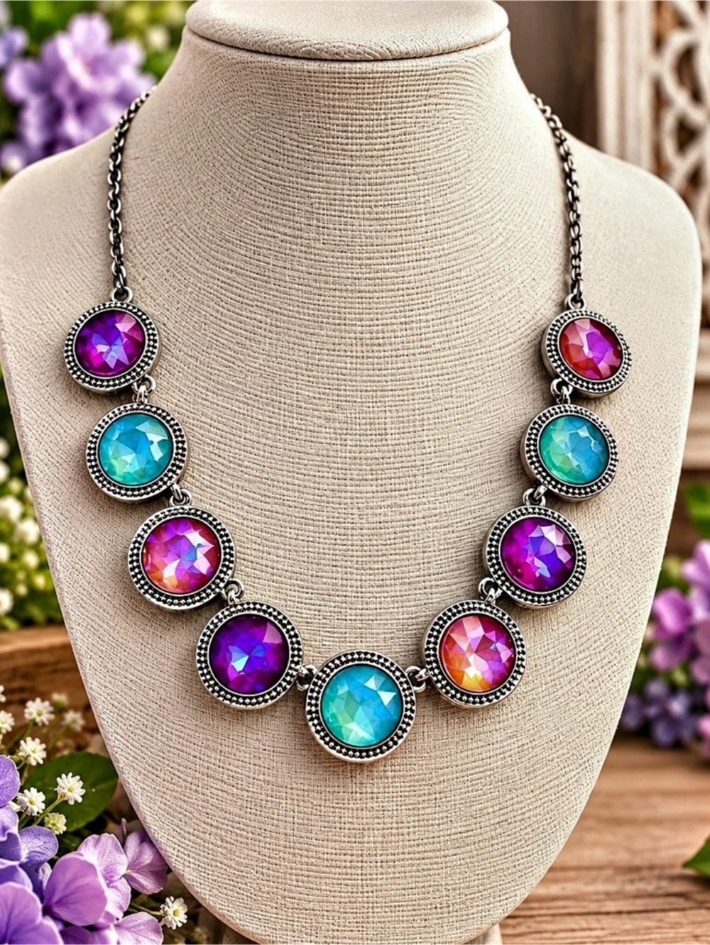 paparazzi Queen of the cosmos- Multi Statement Necklace Set